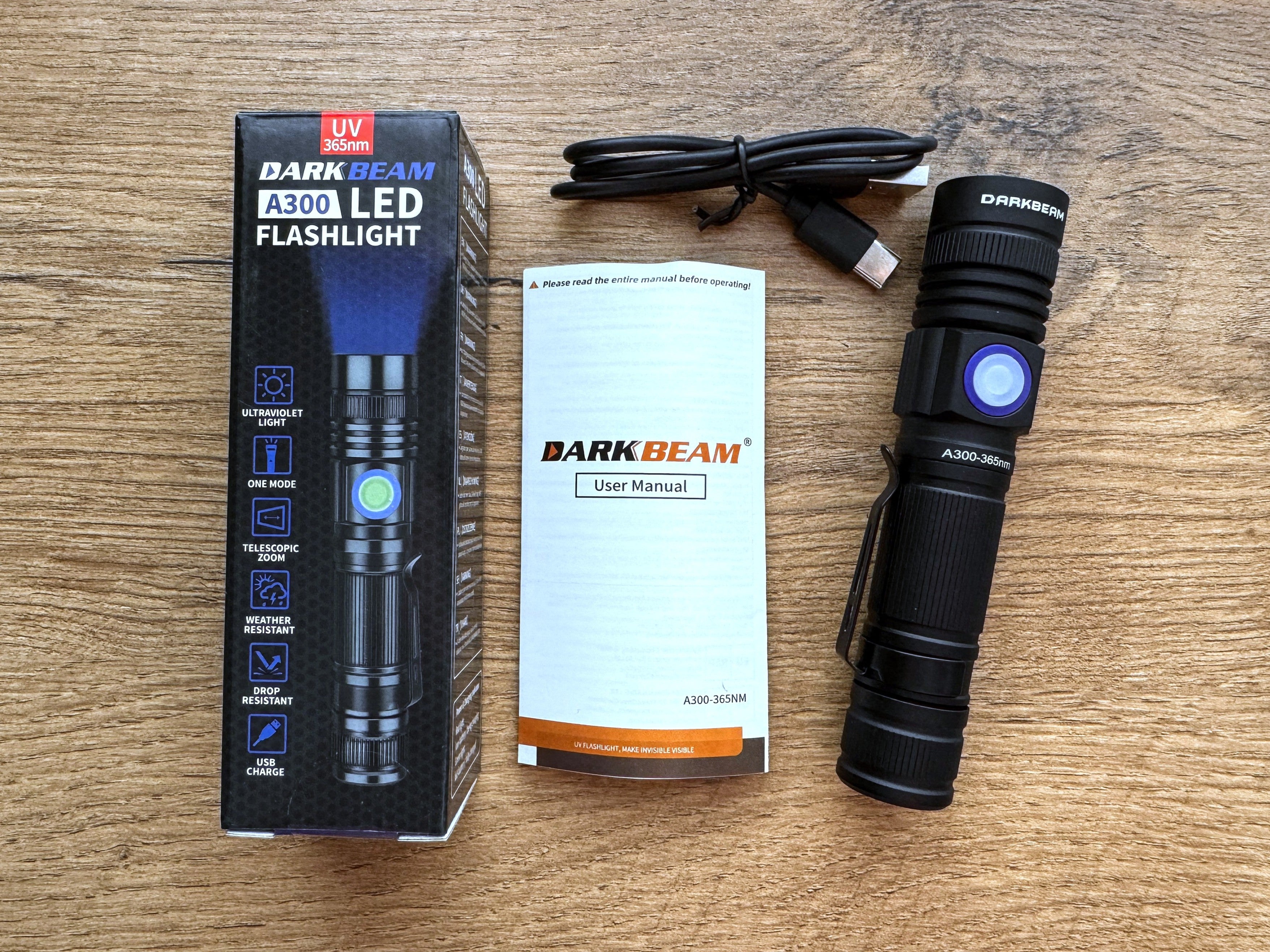 darkbeam UV svítidlo UV blacklight 365 nm