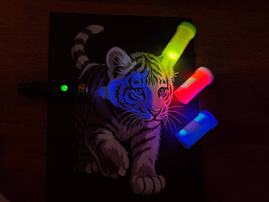 UV svítidlo baterka 365nm