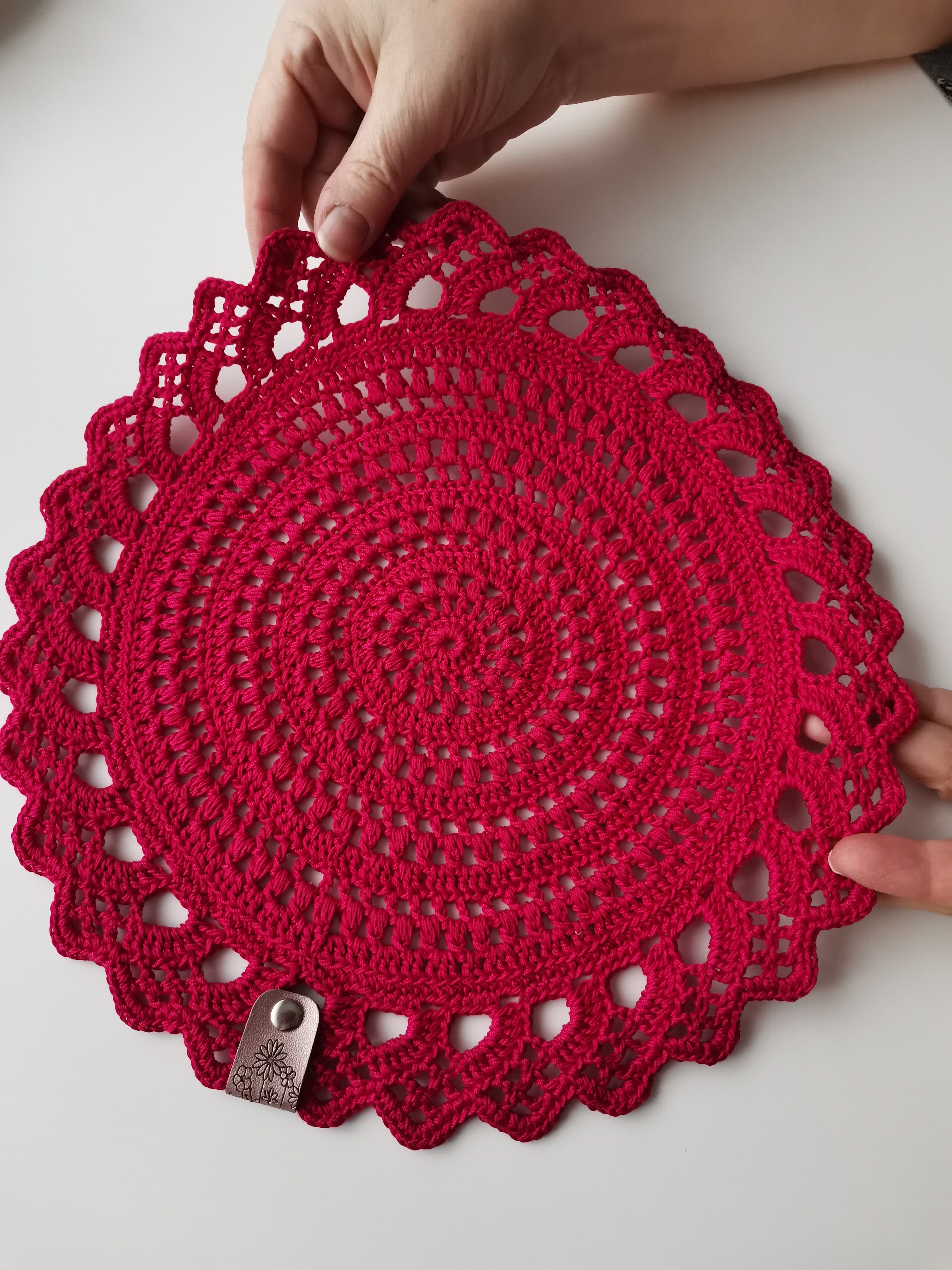 hackovana decka cervena red babicky Zlatky