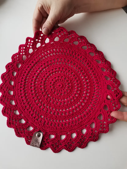 hackovana decka cervena red babicky Zlatky