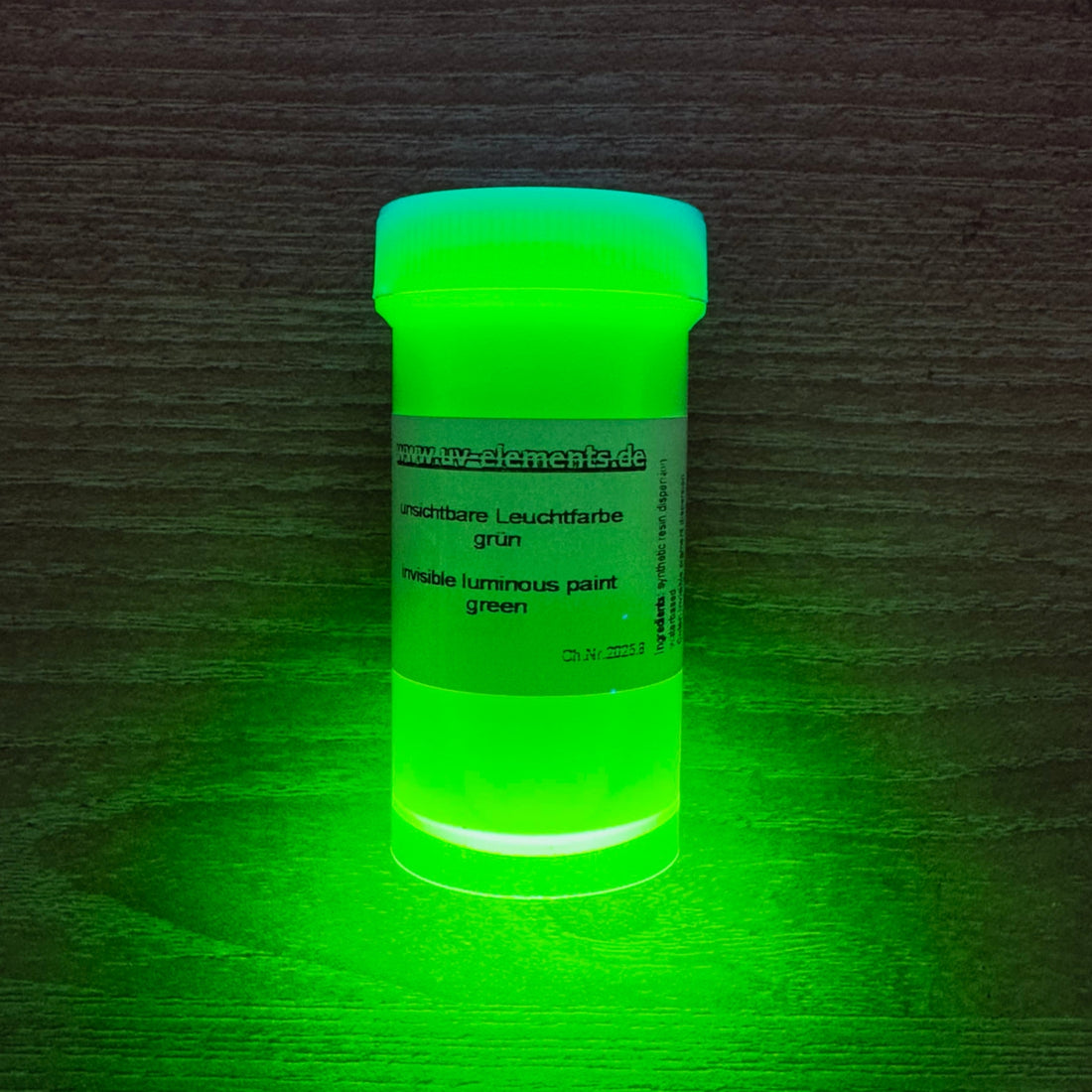 malování zeleným světlem UV Glow in the dark
