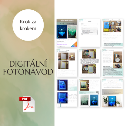 glow in the dark svitici malovani s detmi navod tutorial