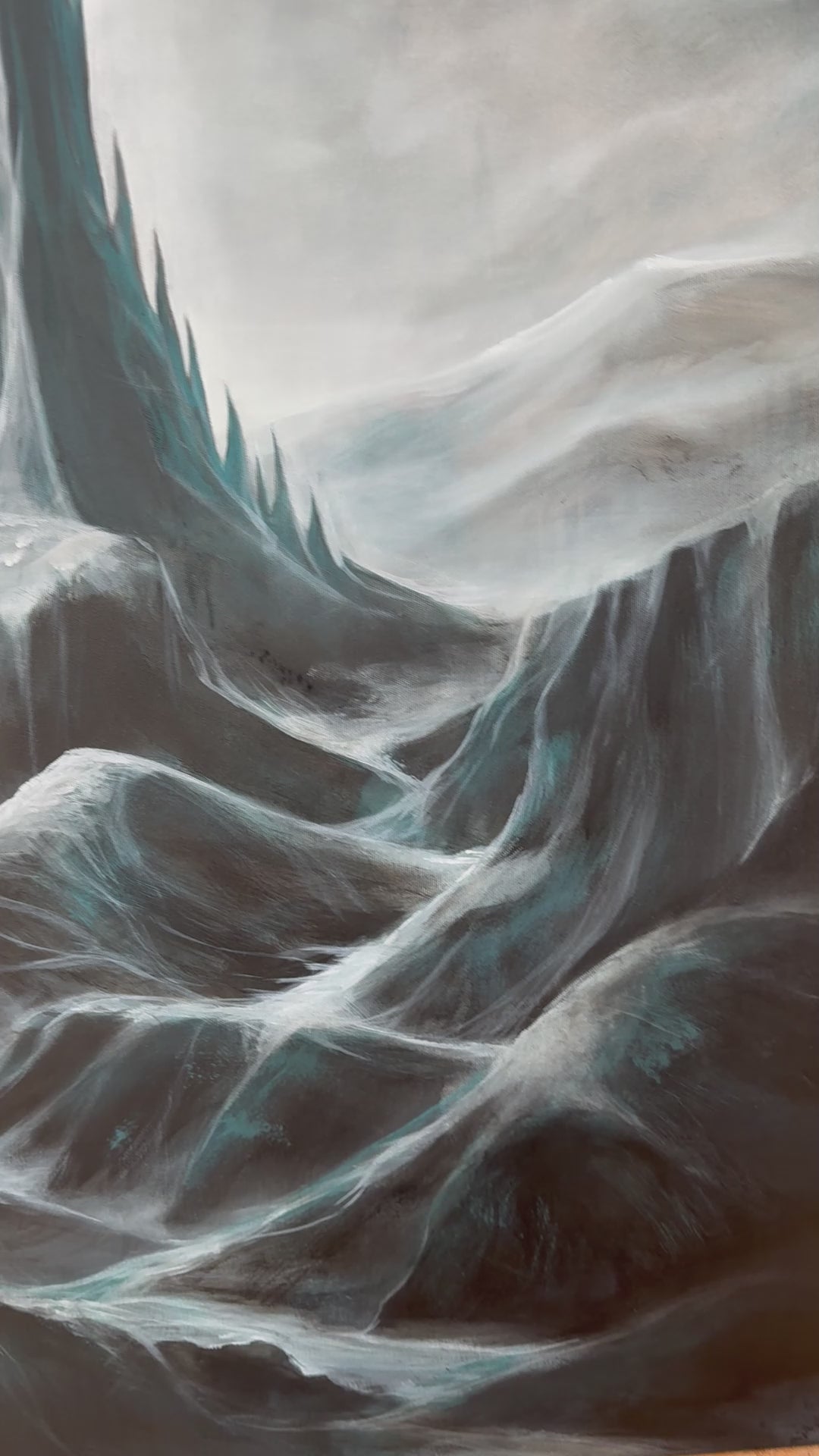 uv svítící obraz barad dur LOTR pan prstenu