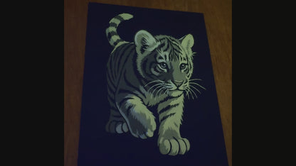 TYGŘÍK DAIKI – návod na svítící malování pro velké