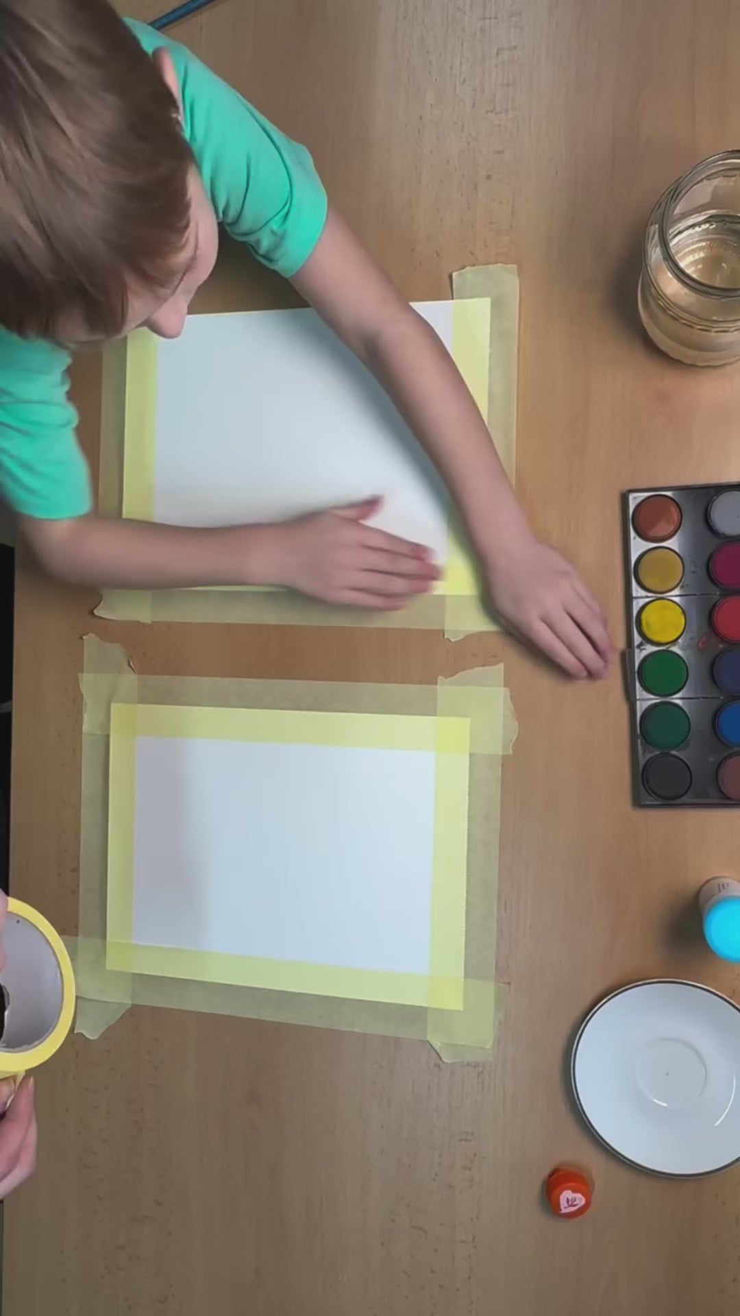 UV svitici obraz tvoreni s detmi