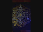 uv svitici obraz svitici mandala glow in the dark