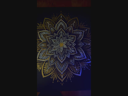 uv svitici obraz svitici mandala glow in the dark