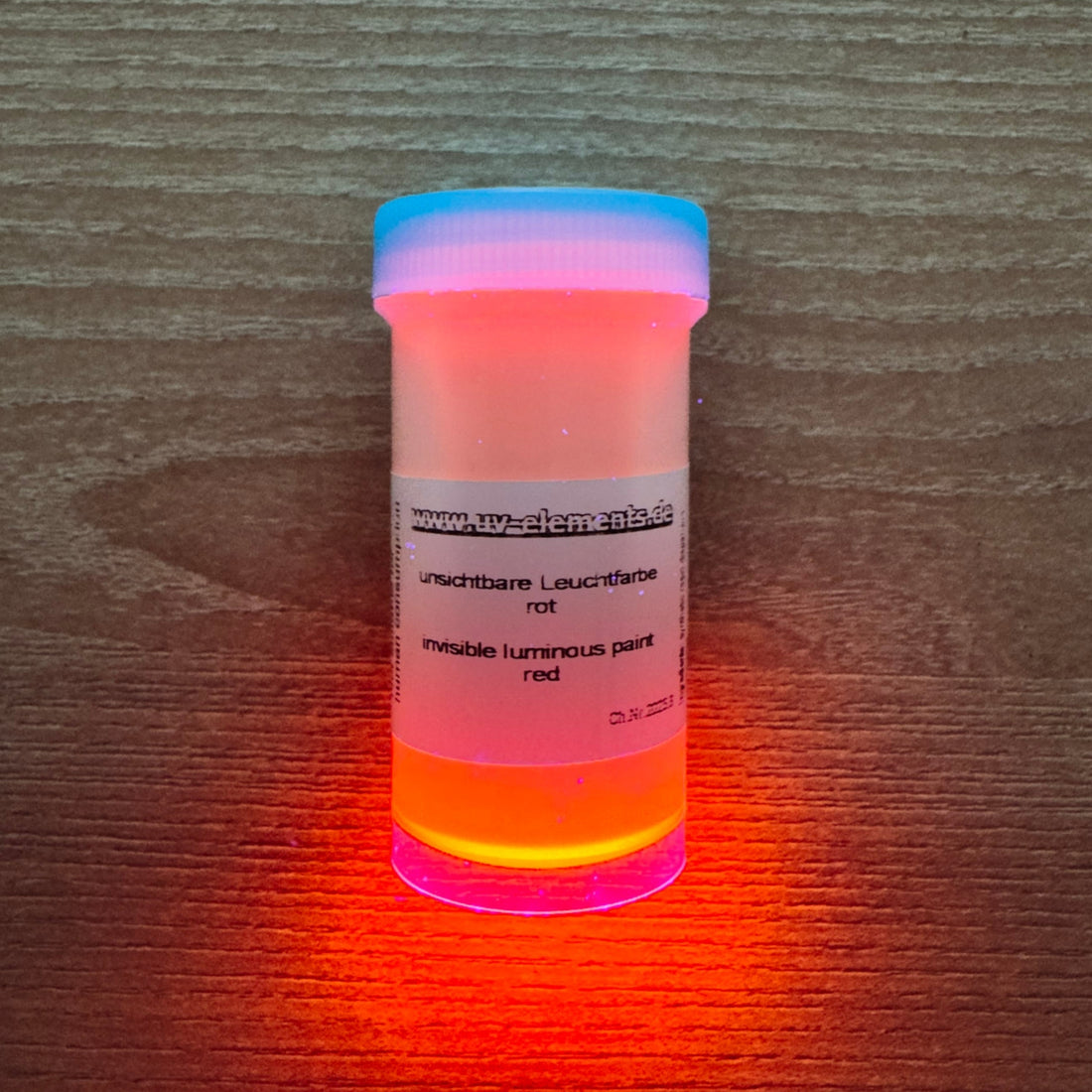 malování červeným světlem UV Glow in the dark