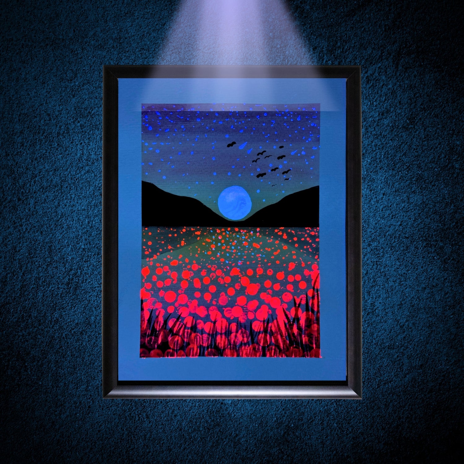 UV svitici obraz - malovani pro deti a rodice