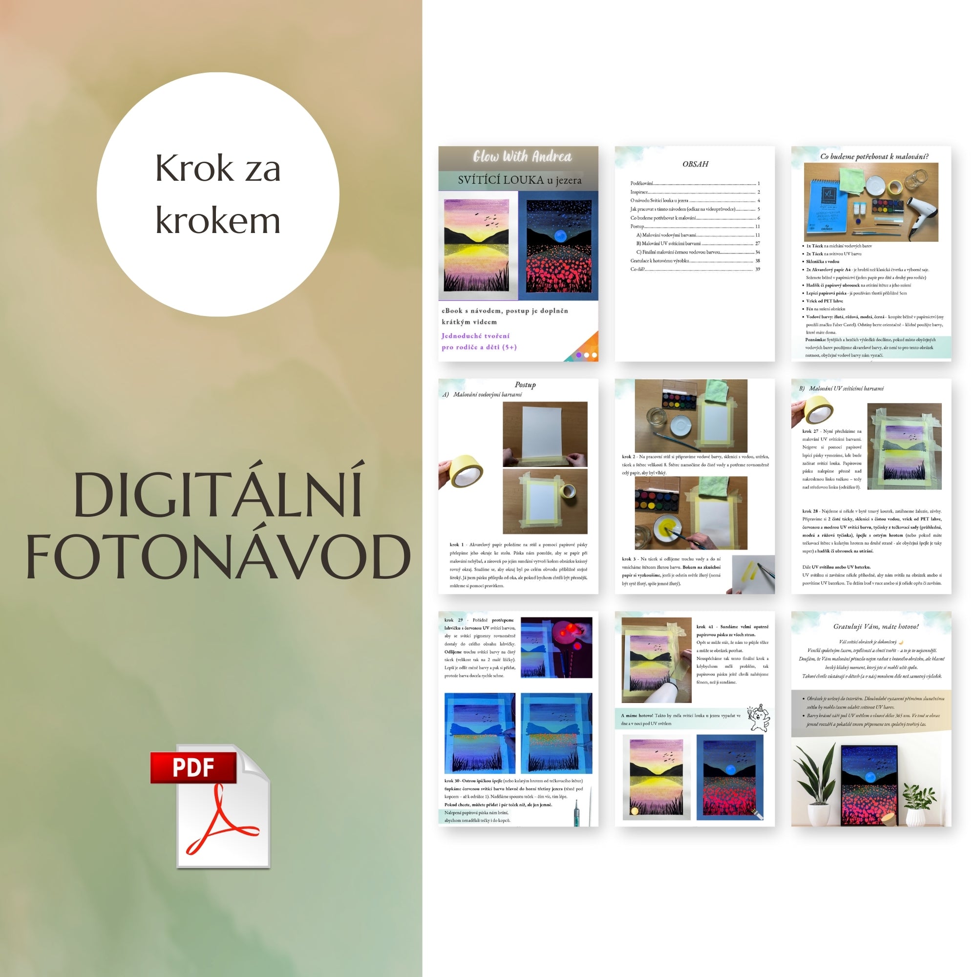 navod tutorial svitici tvoreni rodice s detmi od 5 let