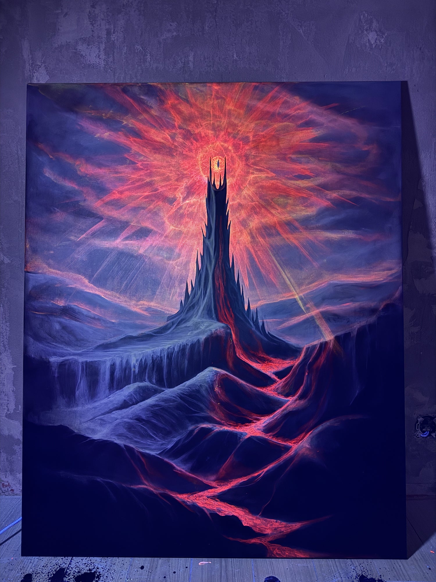 svitici obraz pan prstenu Sauronovo oko